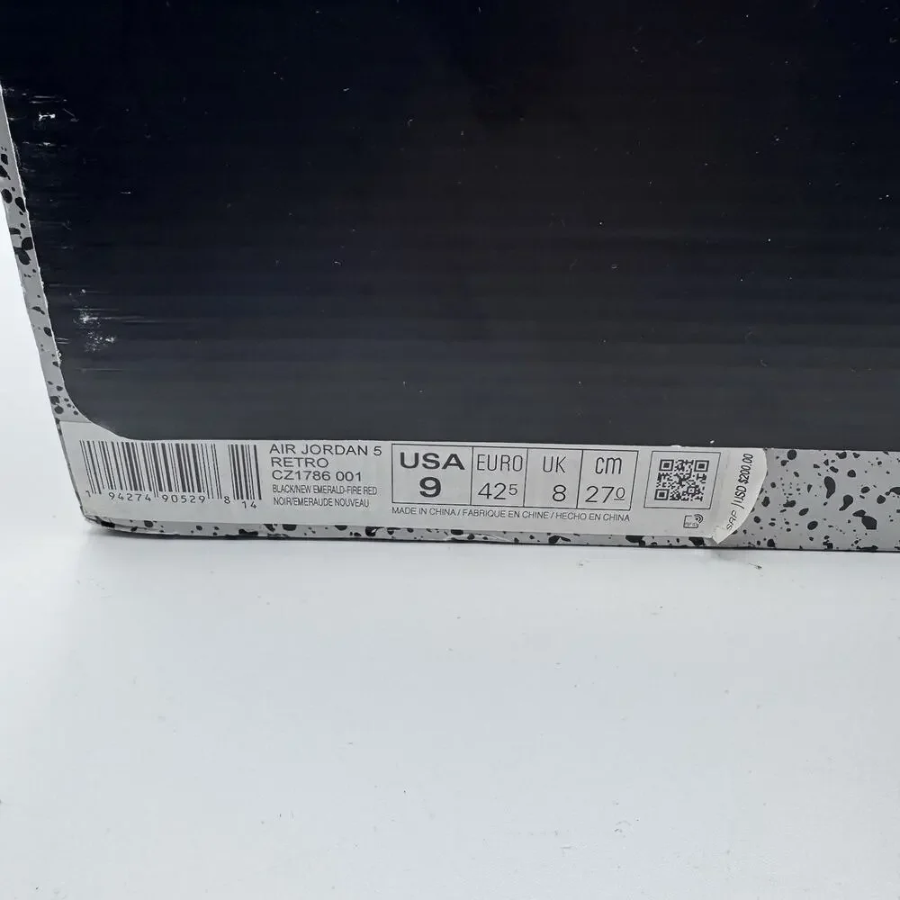 Jordan Air Jordan 5 Retro Top 3 Mid Top Black/Fire Red CZ1786-001 2020